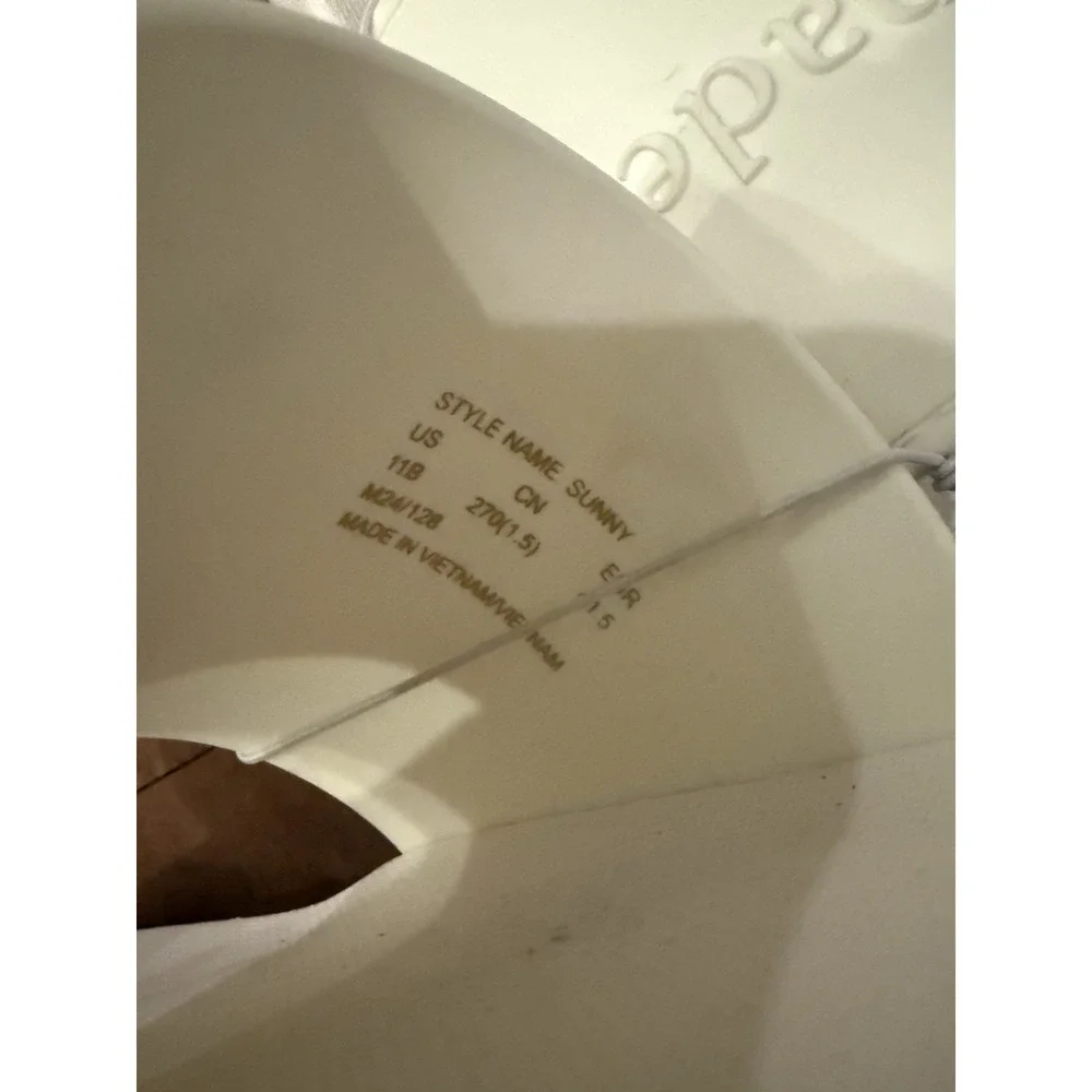 Kate Spade New York White Logo Slide Sandals‎ Size 11 Women's